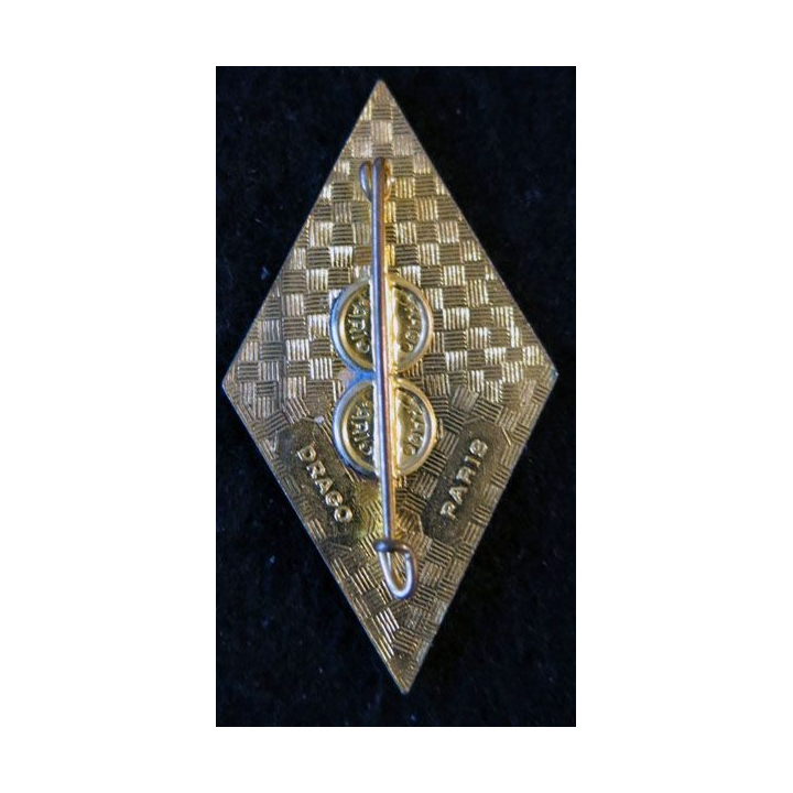 1° CG : Insigne métallique de la 1° compagnie de garnison Nancy Drago Paris en émail