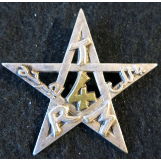 4° RTM : insigne métallique du  4° régiment de tirailleurs marocains Drago Paris