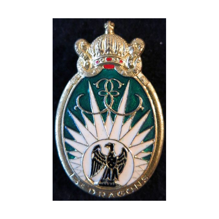 13° RDP : insigne métallique du 13° régiment de dragons parachutistes fabriqué par Drago Paris G. 983