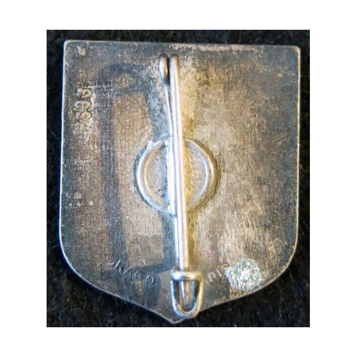 2° RH : insigne métallique du 2° régiment de Hussards de fabrication Drago Paris H.583