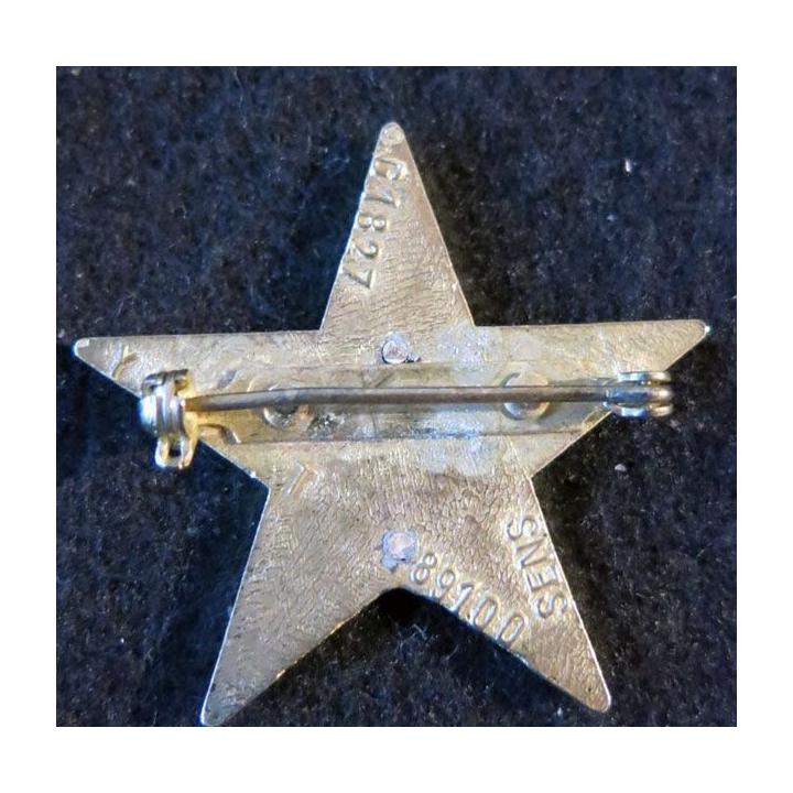 1° RSM : insigne métallique du 1° régiment de spahis marocains de fabrication Drago G. 1827