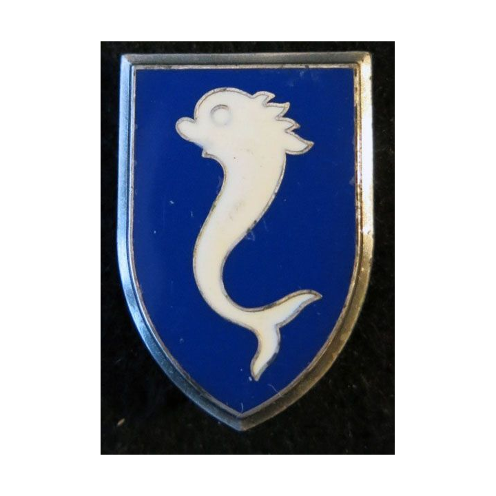 12° RC : insigne métallique du 12° régiment de cuirassiers de fabrication Delsart H. 169