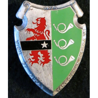 3° RCH : insigne du 3° régiment de chasseurs de réserve de fabrication Drago Noisiel G. 3193
