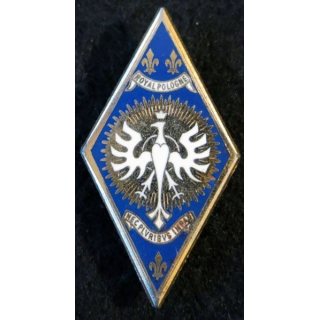 5° RC : insigne métallique du 5° régiment de cuirassiers de fabrication Drago Paris
