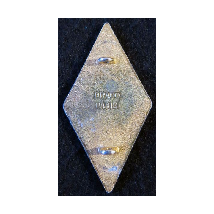 5° RC : insigne métallique du 5° régiment de cuirassiers de fabrication Drago Paris