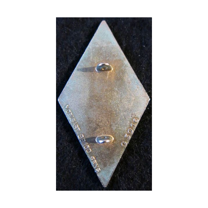 11° RC : insigne métallique du 11° régiment de cuirassiers de fabrication Delsart G. 3016