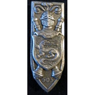 503° RCC : insigne métallique du 503° régiment de chars de combat de fabrication Drago Paris G. 833