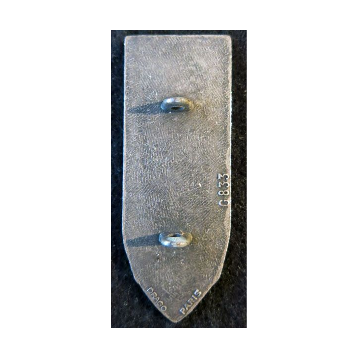 503° RCC : insigne métallique du 503° régiment de chars de combat de fabrication Drago Paris G. 833