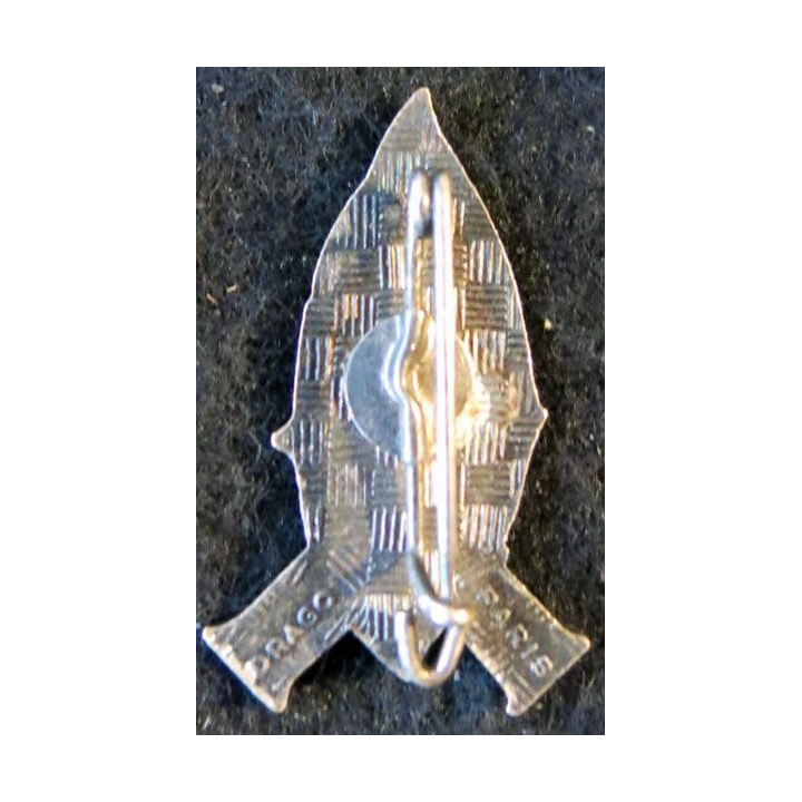 JUBILÉ 1918 : insigne métallique du cinquantième anniversaire de la victoire 1918-1968 Drago Paris en émail