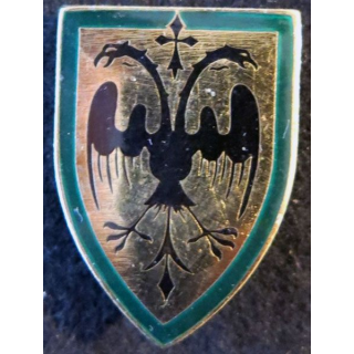 19° RD : insigne métallique du 19° régiment de dragons de fabrication Drago Paris retirage