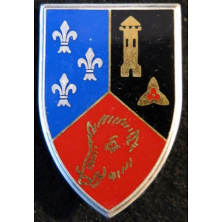 102° DI : Insigne métallique de la 102° division d’infanterie de fabrication Fraisse Paris G. 2834