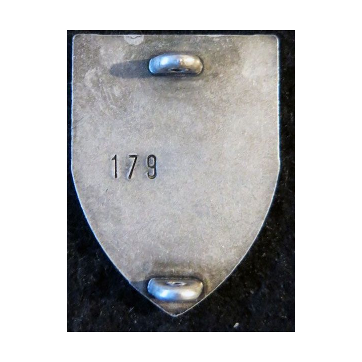 BFA : Insigne métallique de l'état major  de la brigade franco allemande matriculé N° 179