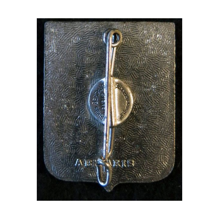 7° RD : insigne métallique du 7° régiment de dragons de fabrication Arthus Bertrand émail