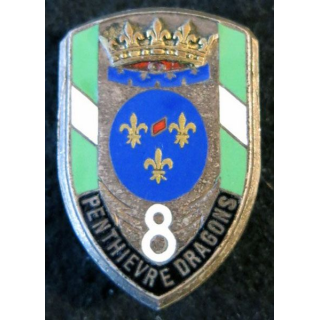 8° RD : 8° régiment de dragons Drago Paris H. 172 en émail