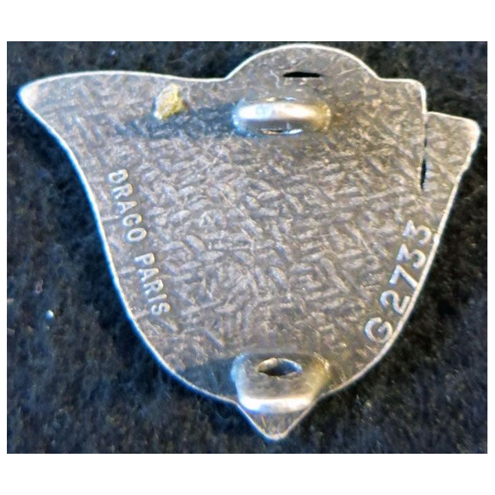 10° RCH : insigne métallique du 10° régiment de chasseurs de fabrication Drago Paris G. 2733