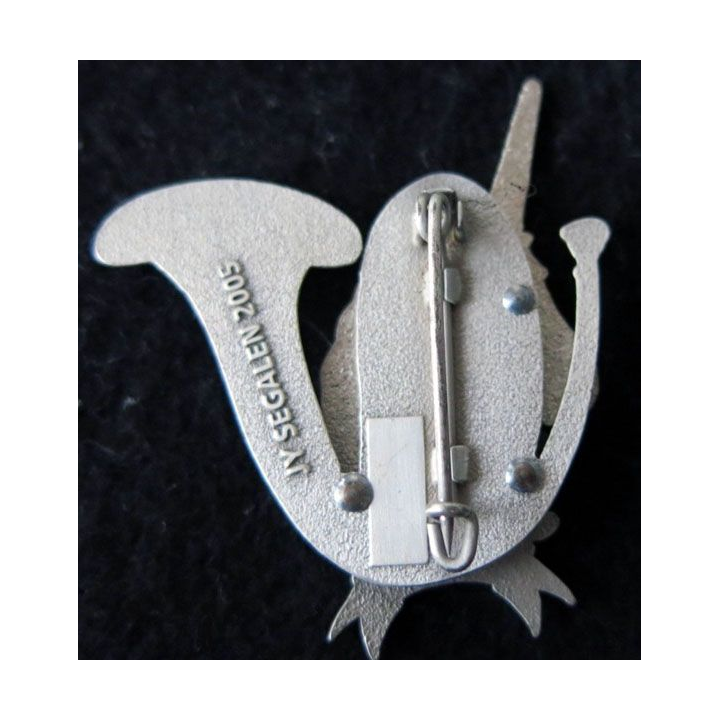 16° GC : insigne métallique du 16° groupe de chasseurs GTIA 2 Licorne fabrication Ségalen 2005