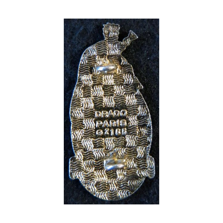 4° RD : insigne métallique du 4° régiment de dragons de fabrication Drago Paris G. 2166 émail