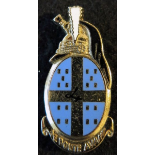 4° RD : insigne métallique du 4° régiment de dragons de fabrication Drago Paris G. 2166