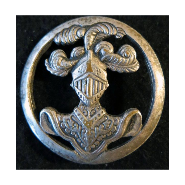 insigne de béret de l’arme blindée cavalerie de fabrication B.V Ambert