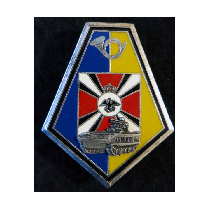 1° GC : insigne métallique de la 4° compagnie du 1° groupe de chasseurs Y. Delsart Matriculé N° 671