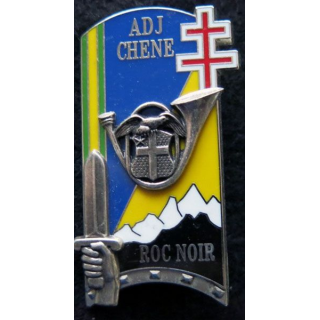 PROMOTION ENSOA : insigne de promotion ADJ  CHENE de fabrication Balme Saumur G. 4326