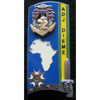 PROMOTION ENSOA : insigne de promotion ADJ DIEME de fabrication Arthus Bertrand G. 4871