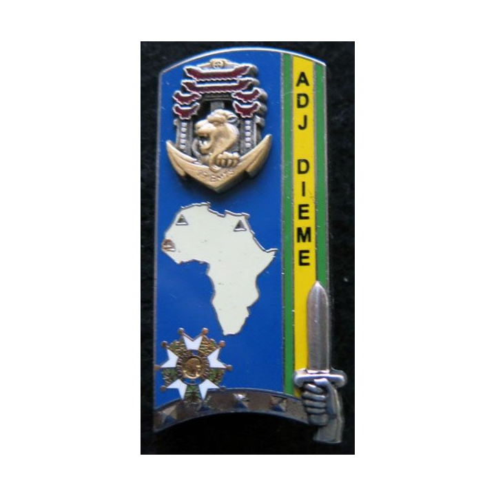 PROMOTION ENSOA : insigne de promotion ADJ DIEME de fabrication Arthus Bertrand G. 4871