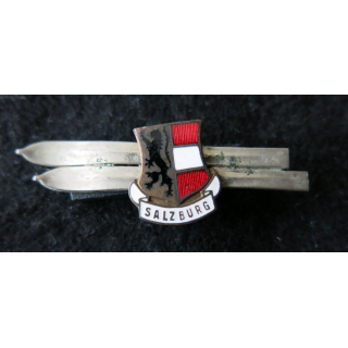 SCHISCHULE  : insigne métallique école de ski (schischule) de Salzburg en émail