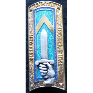 ENSOA : École nationale des sous officiers d'active fabriqué par Boussemart G. 3745 doré translucide