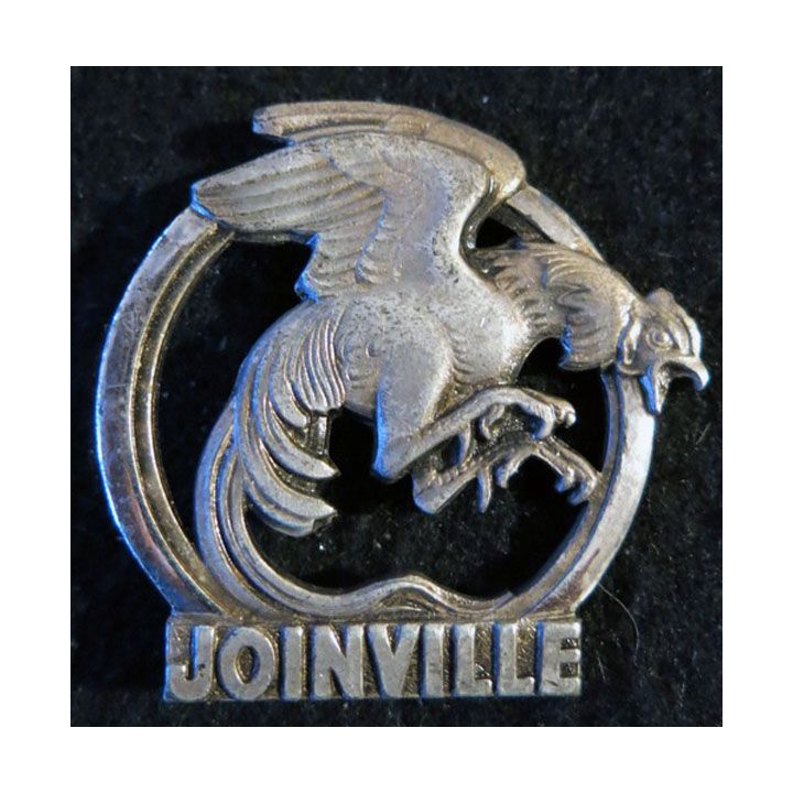 INSIGNE DE BÉRET : insigne de béret  du bataillon de Joinville de fabrication Drago Paris G. 1357
