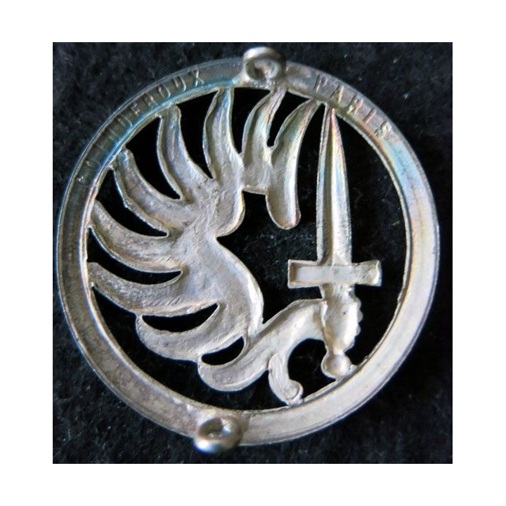 INSIGNE DE BÉRET : insigne de béret des régiments des troupes aéroportées et de chasseurs parachutistes Coinderoux( CL01)