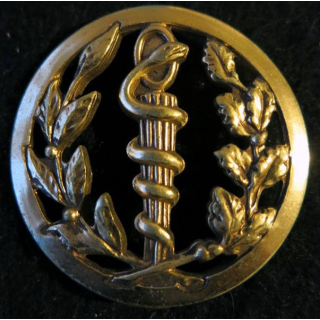 INSIGNE DE BÉRET : insigne de béret du service de santé de fabrication Beraudy-Vaure