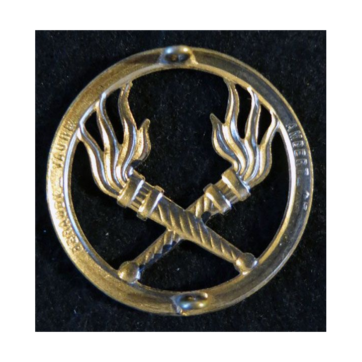 INSIGNE DE BÉRET SEA : Insigne de béret du Service des Essences de fabrication Beraudy-Vaure