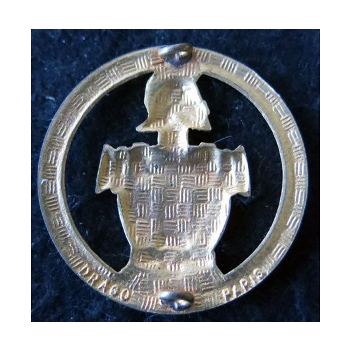 INSIGNE DE BÉRET : insigne de béret des transmissions de fabrication Drago Paris