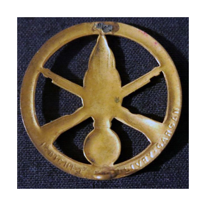 INSIGNE DE BÉRET : insigne de béret de l'infanterie de fabrication L. Bichet