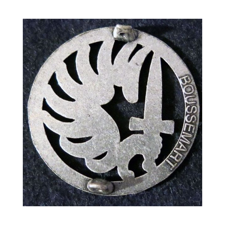 INSIGNE DE BÉRET : insigne de béret des régiments des troupes aéroportées et de chasseurs parachutistes Boussemart
