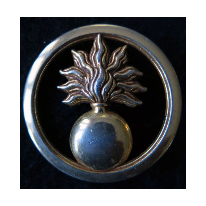 INSIGNE DE BÉRET : insigne de béret des écoles doré de fabrication Coinderoux Paris