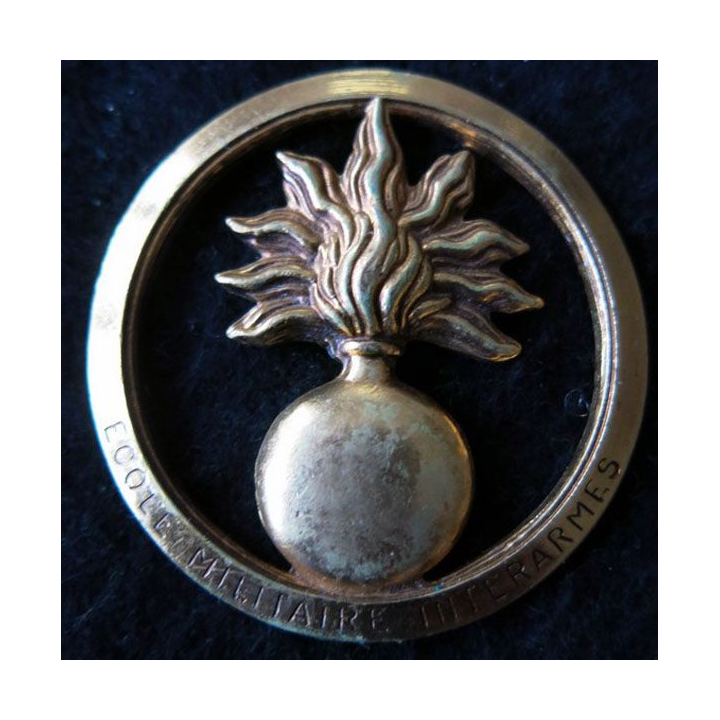 INSIGNE DE BÉRET : insigne de béret de l'école militaire interarmes fabrication Beraudy