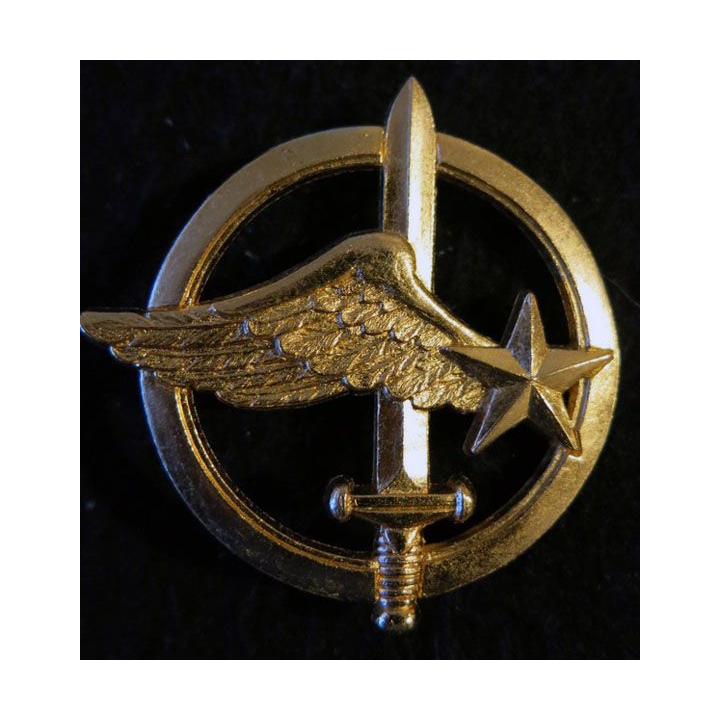 INSIGNE DE BÉRET : Insigne de béret des commandos de l'air de fabrication Drago Noisiel