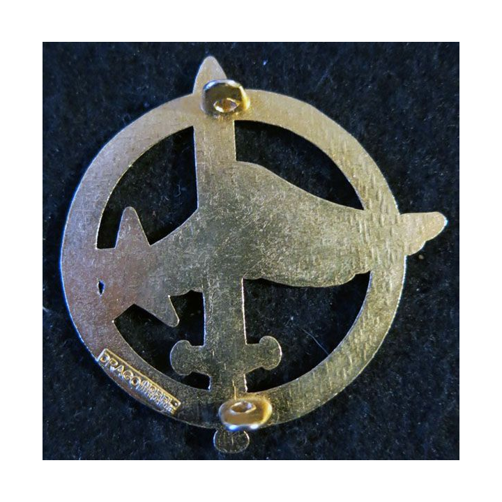 INSIGNE DE BÉRET : Insigne de béret des commandos de l'air de fabrication Drago Noisiel