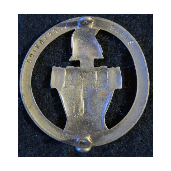 INSIGNE DE BÉRET GÉNIE : insigne de béret du Génie de fabrication Coinderoux Paris