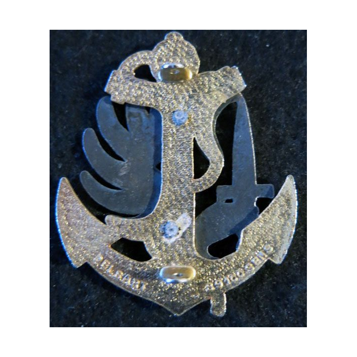 INSIGNE DE BÉRET PARA TDM : insigne de béret des troupes parachutistes aéroportées des troupes de marine Delsart