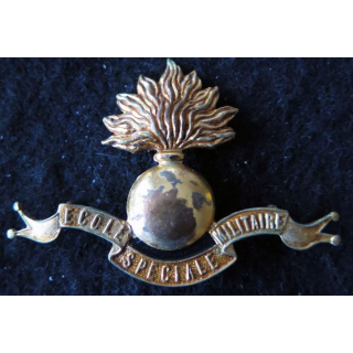 INSIGNE DE BÉRET : insigne de béret de l'école spéciale militaire fabrication non spécifiée