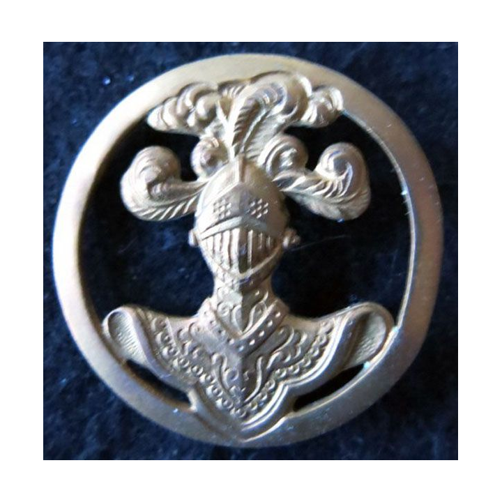 INSIGNE DE BÉRET SPAHIS : insigne de béret des régiments de spahis L. Bichet cuivré