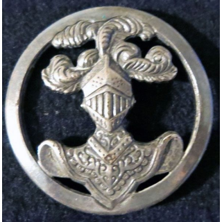 INSIGNE DE BÉRET ABC : insigne de béret de l’arme blindée cavalerie de fabrication Béraudy-Vaure
