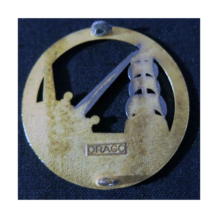 INSIGNE DE BÉRET : insigne de béret de l'école navale et du groupe écoles du Poulmic  Drago