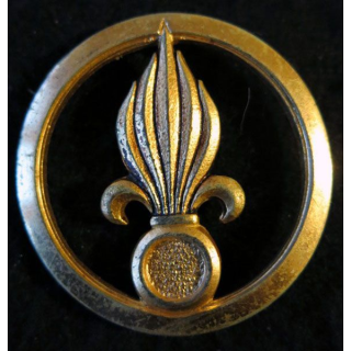 INSIGNE DE BÉRET LÉGION : insigne de béret d'infanterie de la légion étrangère de fabrication Drago Romainville G. 1772
