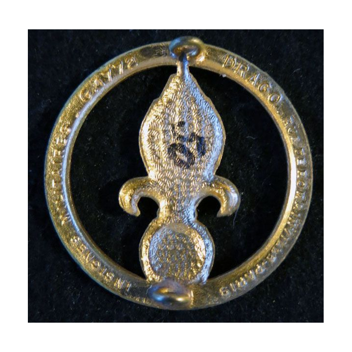 INSIGNE DE BÉRET LÉGION : insigne de béret d'infanterie de la légion étrangère de fabrication Drago Romainville G. 1772