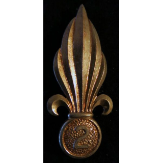 INSIGNE DE BÉRET 2° CSPL : insigne de béret 2°compagnie saharienne portée de la légion Drago Paris R75