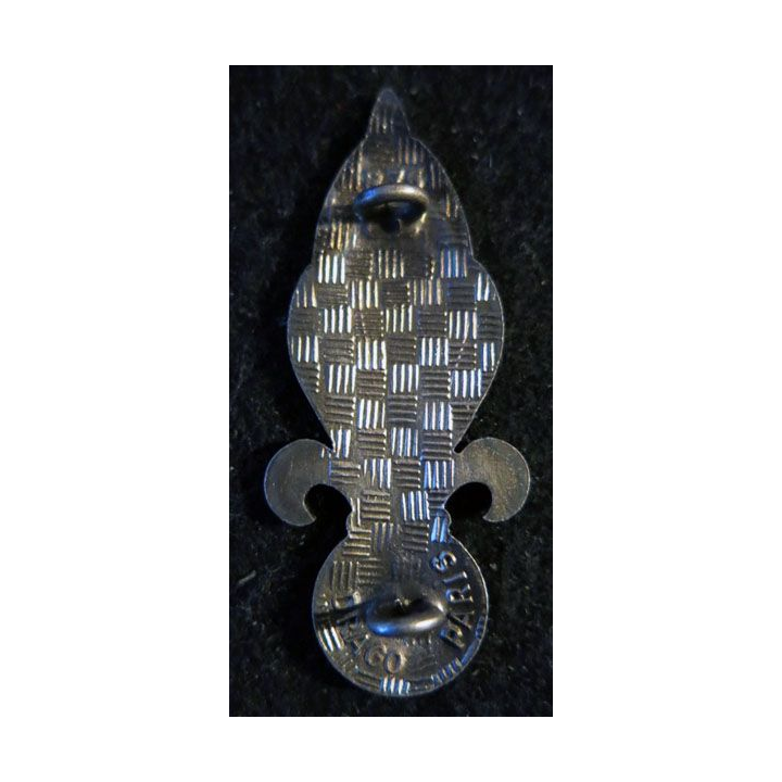 INSIGNE DE BÉRET 2° REC : insigne de béret du 2° régiment étranger de cavalerie Drago Paris R 75